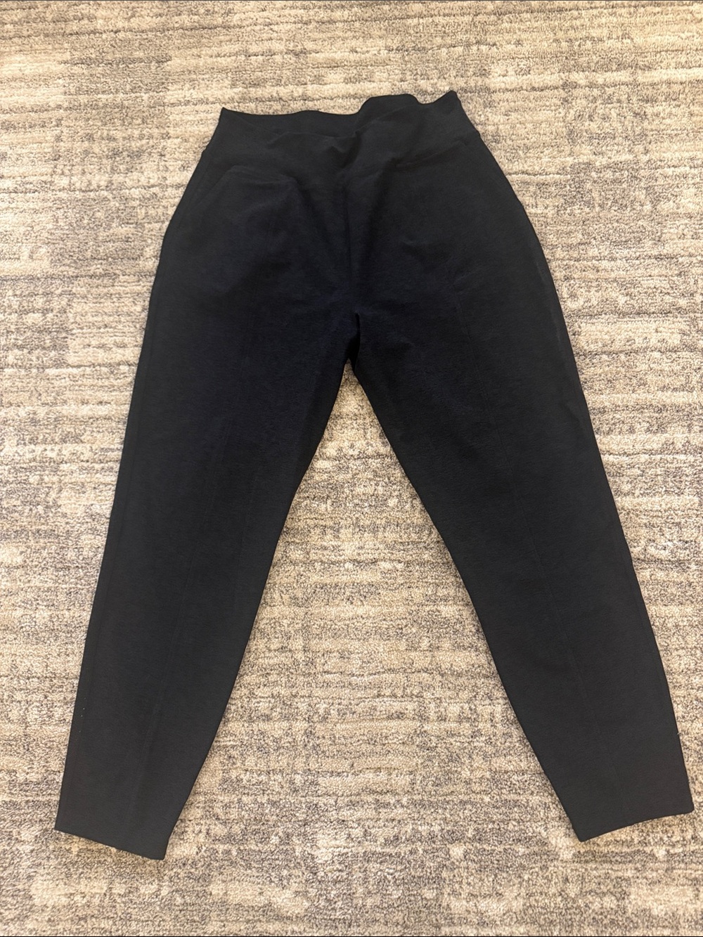 Beyond Yoga Black High-Waist Track Joggers